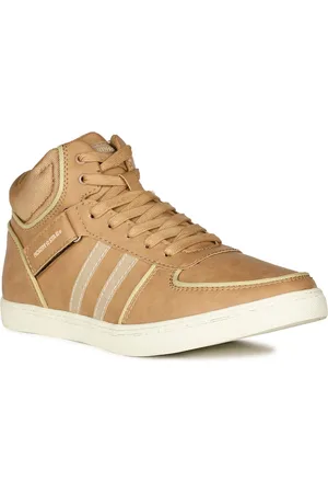 North Star Men Mid Top Comfort Insole Mesh Contrast Sole Sneakers