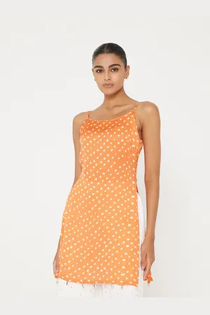 Ancestry Bandhani Printed Shoulder Straps Kurti