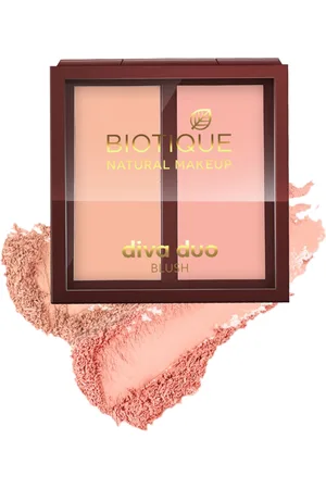 BIOTIQUE NATURAL MAKEUP Diva Duo Pastel N Peach Blush BL14