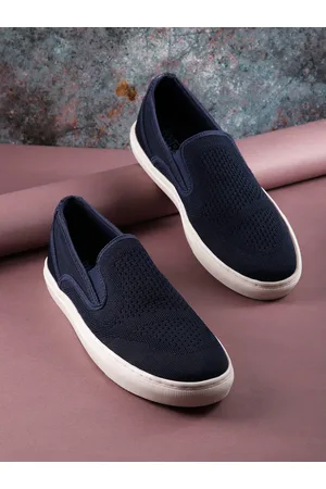 Wrogn men navy hot sale blue sneakers