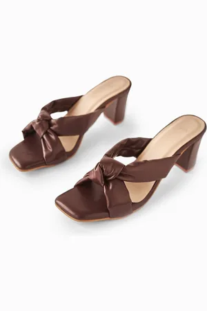 The Label Life Knotted Block Heels