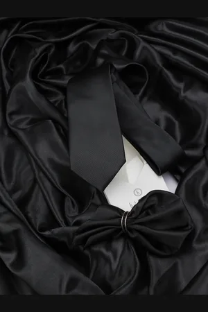 KOVOVE Men Black The Appealing Self Striped Accessory Gift Set