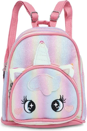 Kids On Board Girls Applique Detail Non-Padded Small Backpack
