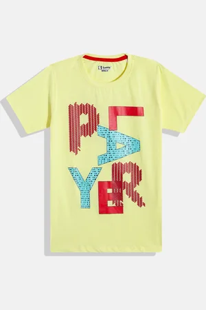 Eteenz Boys Premium Cotton Typography Printed T-shirt