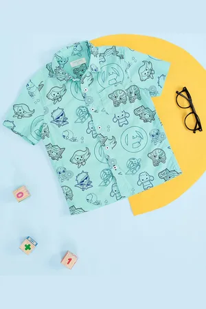 Pantaloons Boys Avengers Printed Cotton Casual Shirt