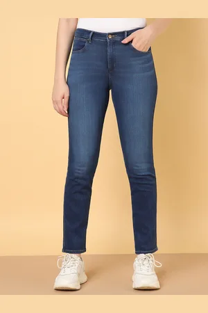 Wrangler Women Slim Fit High Rise Light Fade Stretchable Jeans