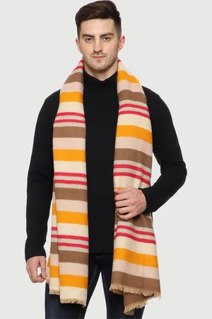 SWI Men Striped Wool Muffler