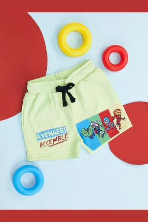Pantaloons Boys Avengers Printed Cotton Shorts