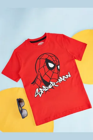 Pantaloons Boys Spider Man Printed Cotton T-shirt