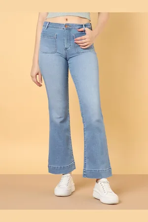 Wrangler Women Flared High-Rise Light Fade Jeans