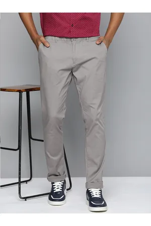 Indian Terrain Men Urban Comfort Fit Casual Trousers