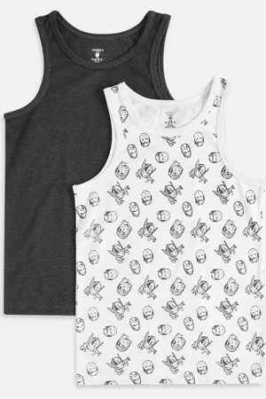Buy online Boys Printed Cotton Innerwear Vest from innerwear