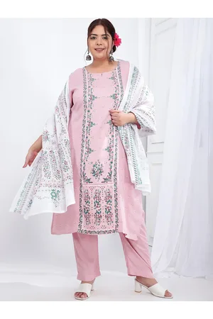 Bani Women Floral Printed Layered Kurta With Trousers & With Dupatta