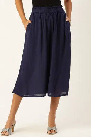 De Moza Women Loose Fit High-Rise Culottes