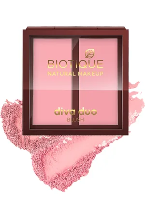 BIOTIQUE NATURAL MAKEUP Diva Duo Silky Smooth Blush - Rose-N-Radiance