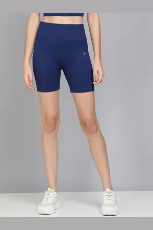 Kobo Women Skinny Fit High-Rise Rapid-Dry Sports Shorts