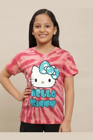 Hello Kitty By Kidsville Girls Graphic Print Pure