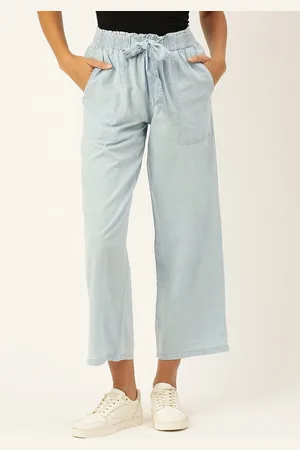 De Moza Women Loose Fit High-Rise Cotton Culottes