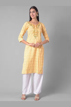 Dollar Missy Geometric Printed Thread Work Kurta