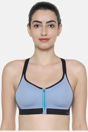 Buy Triumph Triaction Extreme Lite Wireless Non Padded Bounce Control  Sports Bra - Blue Online