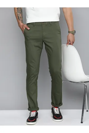 Indian Terrain khaki brooklyn fit cotton trouser - G3-MCT0827 |  G3fashion.com