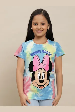 Kidsville Girls Minnie Printed Pure Cotton T-Shirt