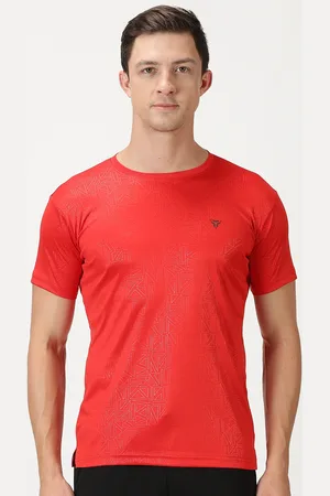 DEB Geometric Embossed Texture Slim Fit T-shirt