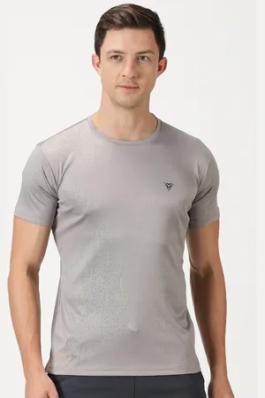 DEB Geometric Embossed Texture Slim Fit T-shirt