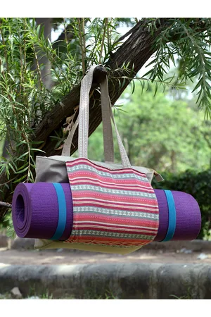 Anekaant Ethnic Motifs Printed Structured Yoga Tote Bag