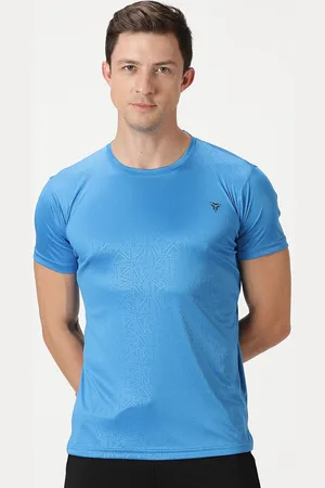 DEB Geometric Embossed Texture Slim Fit T-shirt