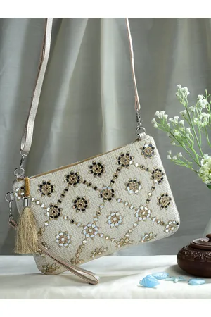 Anekaant Embellished Tasselled Shopper Sling Bag