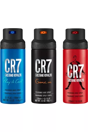CR7 - Cristiano Ronaldo Men Set Of 3 CR7, Game On & Play It Cool Deo Combo 450 ml Each