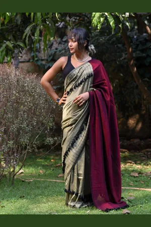 Suta Colourblocked Saree