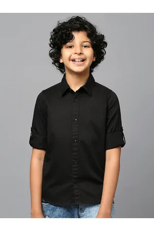 Killer Boys Roll-Up sleeves Classic Fit Pure Cotton Casual Shirt