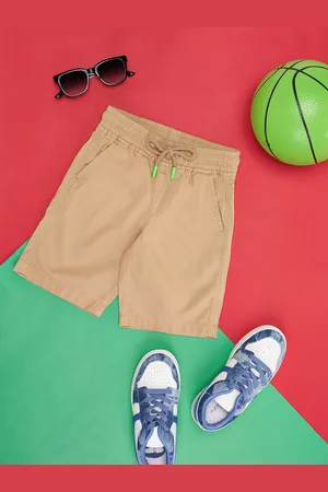 Pantaloons Boys Regular Fit Mid-rise Cotton Regular Shorts