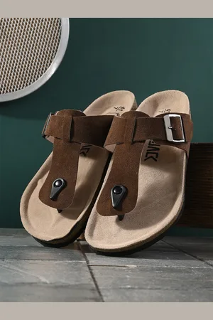 AfroJack Men Buckled Leather Sandals