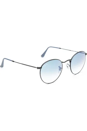 Ray-Ban Men Gradient Blue Lens Round Sunglasses - 0RB3447I006/3F50