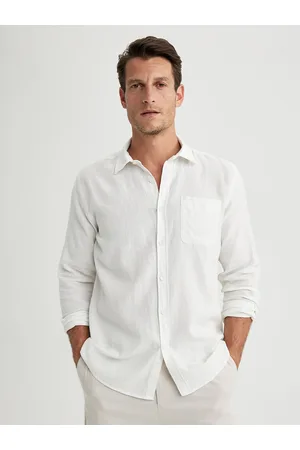 DeFacto Spread Collar Long Sleeves Casual Shirt
