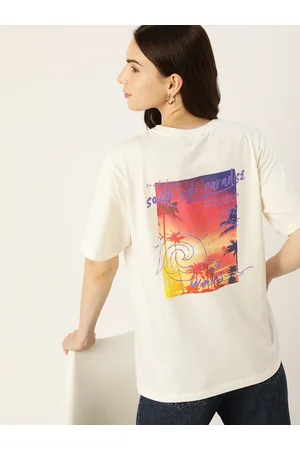 DressBerry Women Graphic Printed Loose T-shirt