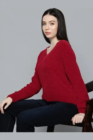Chemistry Self-Striped Knitted Pullover