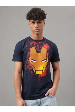 Free Authority Iron Man Graphic Printed Pure Cotton Casual T-Shirt