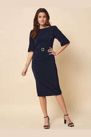 BEATNIK Sheath Midi Dress