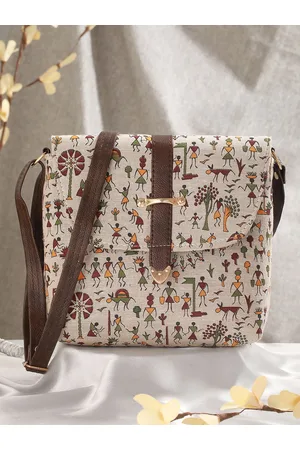 Jazz and Sizzle Ethnic Motifs Printed Shopper Sling Bag