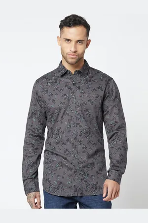 Blue Buddha Floral Printed Cotton Regular Fit Casual Shirt