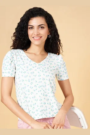 Pantaloons Floral Printed V-Neck Top