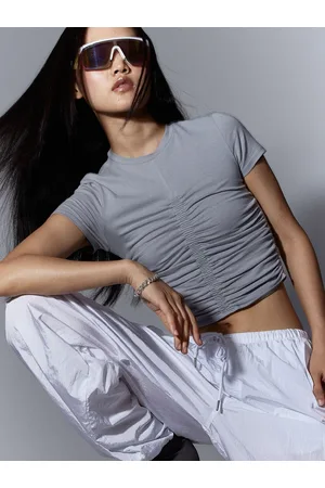 H&M Gathered Jersey Top
