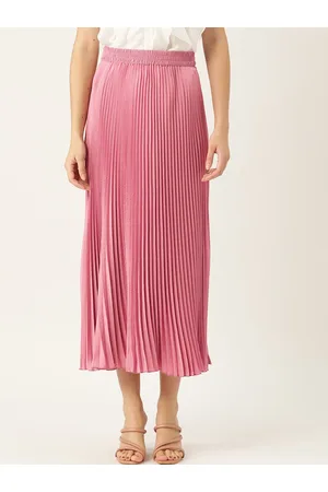 Chemistry Accordion Pleated Midi Skirt