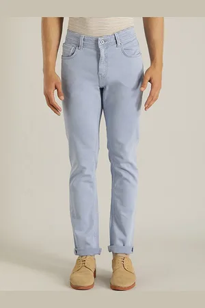 Indian Terrain Men Brooklyn Slim Fit Pure Cotton Jeans