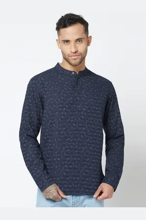 Blue Buddha Floral Printed Cotton Casual Shirt
