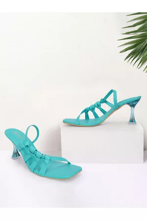 MEHNAM Open Toe Slim Heels